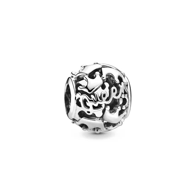 High Quality 925 Silver White Pink Zircon Bead Clip Daisy, Car, Bag Suitable For Original Bracelets DIY AccessoriesCharm Jewelry
