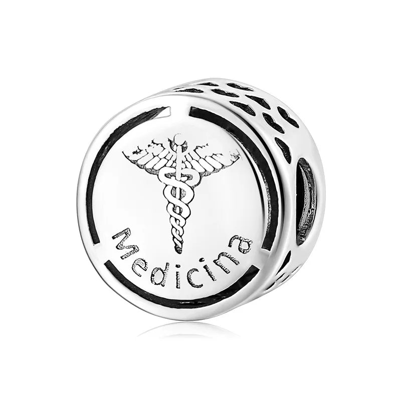 Europe New 925 Silver Tai Chi Bead Buddha Charm cross Saint Pendant DIY Women man Jewelry Fit Original Bracelet Accessories Gift