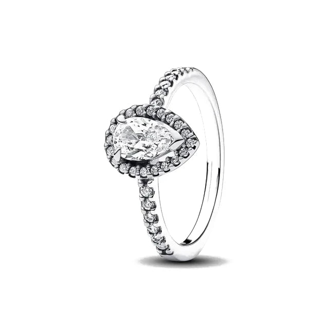New S925 Silver Shining zircon Ring Women Geometric Design Minimalist Fashion Jewelry Engagement Wedding Party Gifts Trendy