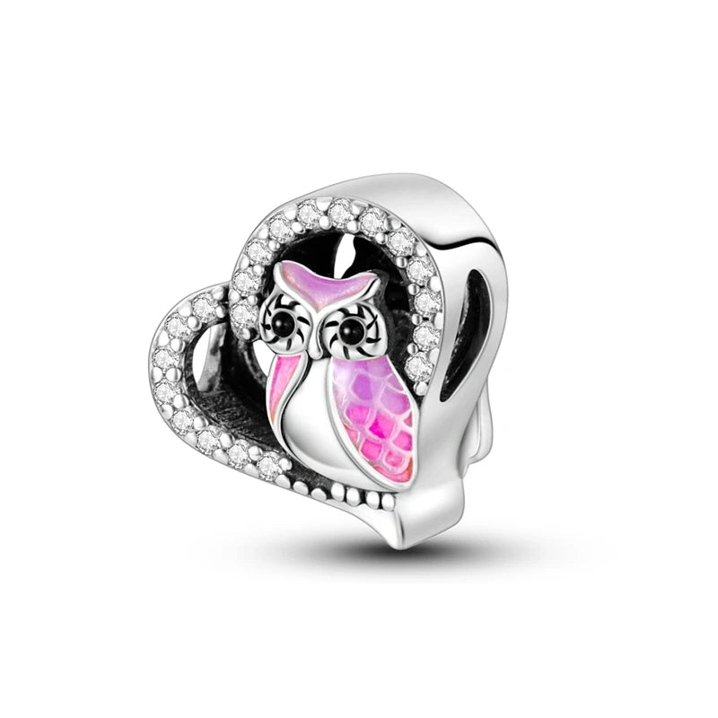 Heart Shape Series 925 Sterling Silver Charms Beads Fit Original Bangle Bracelet Pendants Diy Jewelry Gift For Women