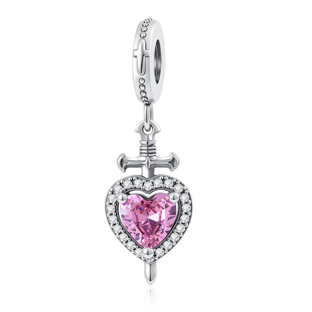 Europe New 925 Silver Tai Chi Bead Buddha Charm cross Saint Pendant DIY Women man Jewelry Fit Original Bracelet Accessories Gift