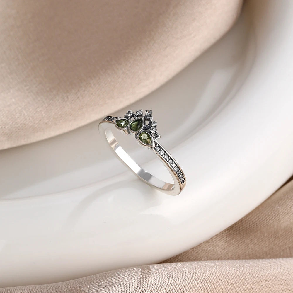 New S925 Silver Shining zircon Ring Women Geometric Design Minimalist Fashion Jewelry Engagement Wedding Party Gifts Trendy