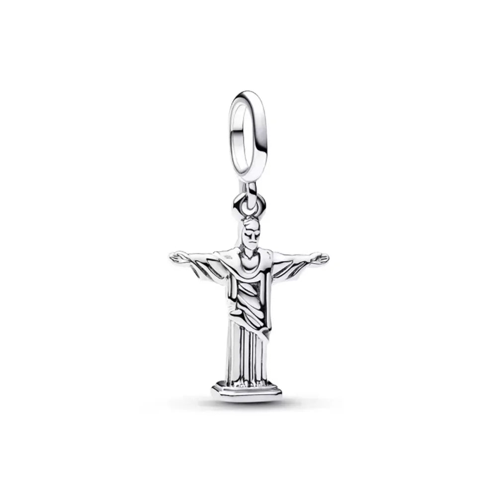 Europe New 925 Silver Tai Chi Bead Buddha Charm cross Saint Pendant DIY Women man Jewelry Fit Original Bracelet Accessories Gift