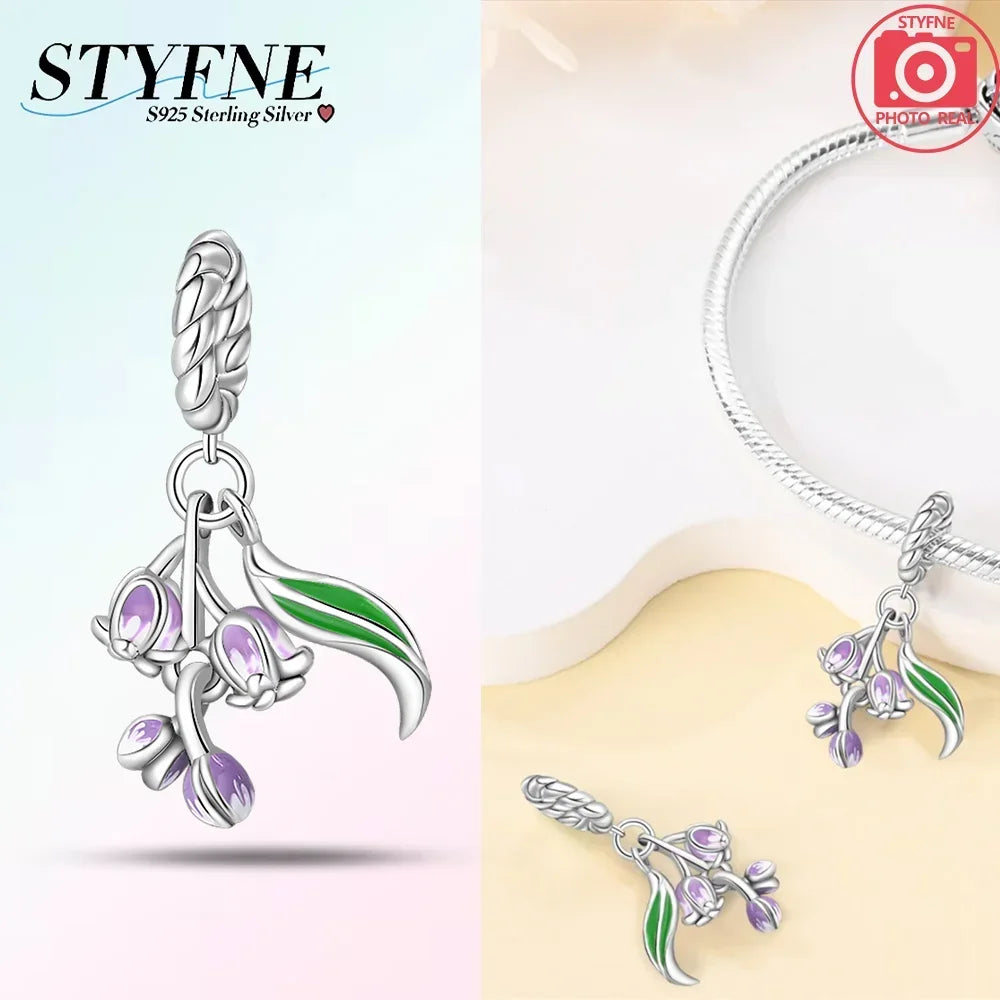 Exquisite 925 Sterling Silver Polychromatic Zircon Star Turtle Starfish Charms Beads Fit Original Bracelet Jewelry Holiday Gift