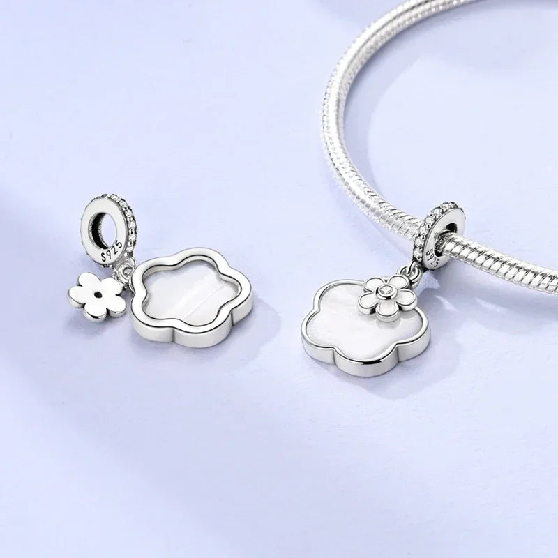 Exquisite 925 Sterling Silver Polychromatic Zircon Star Turtle Starfish Charms Beads Fit Original Bracelet Jewelry Holiday Gift
