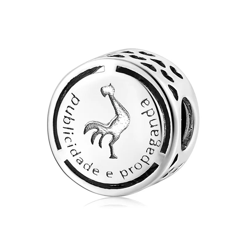 Europe New 925 Silver Tai Chi Bead Buddha Charm cross Saint Pendant DIY Women man Jewelry Fit Original Bracelet Accessories Gift