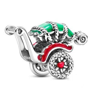 925 Silver Means Of Transportation Helmet Airplane Automobile Charms Fit Original Bracelet Bead Trinket DIY Women Jewelry Gift