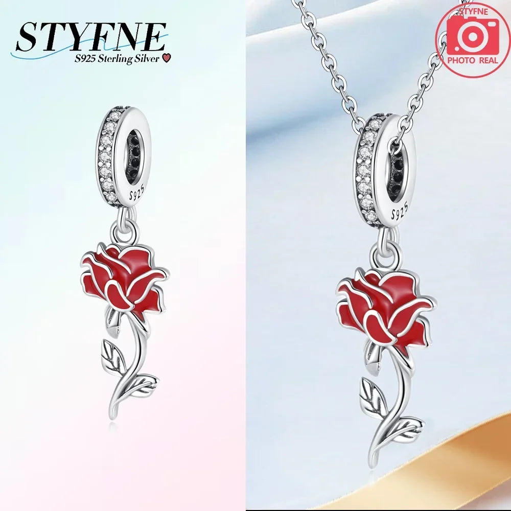 Exquisite 925 Sterling Silver Polychromatic Zircon Star Turtle Starfish Charms Beads Fit Original Bracelet Jewelry Holiday Gift