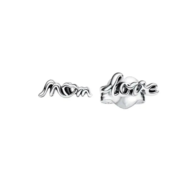 Hot Selling 925 Silver Butterfly Snowflake Heart-Shaped Swallow Earrings,Suitable for European Women's Exquisite Jewelry Gifts ﻿