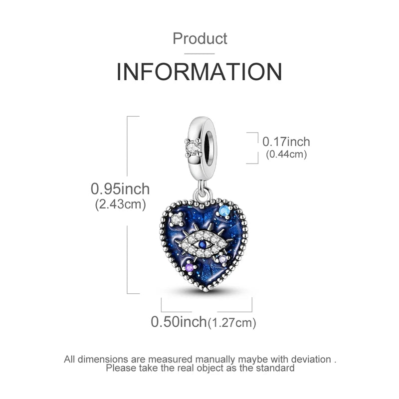 925 Silver Charms Van Gogh Starry Night Easter Egg Beads Pendant Fit 925 Original Bracelet DIY Woman Jewelry Gift