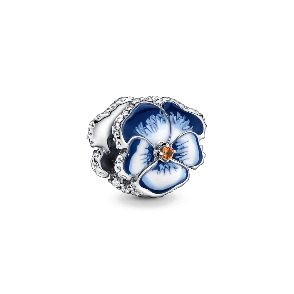 New 925 Sterling Silver Butterfly Flower Bell Charm Of Ley 925 Chain Bead Fit Original Bracelet Accessories DIY Ladies Jewelry