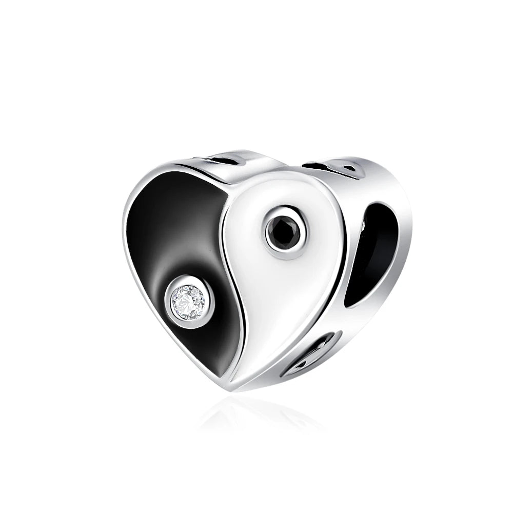Europe New 925 Silver Tai Chi Bead Buddha Charm cross Saint Pendant DIY Women man Jewelry Fit Original Bracelet Accessories Gift