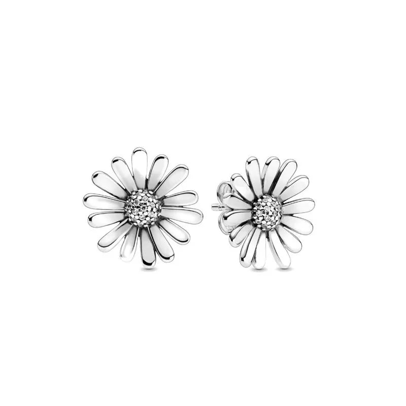 Hot Selling 925 Silver Butterfly Snowflake Heart-Shaped Swallow Earrings,Suitable for European Women's Exquisite Jewelry Gifts ﻿