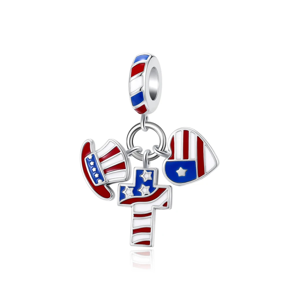 Europe New 925 Silver Tai Chi Bead Buddha Charm cross Saint Pendant DIY Women man Jewelry Fit Original Bracelet Accessories Gift