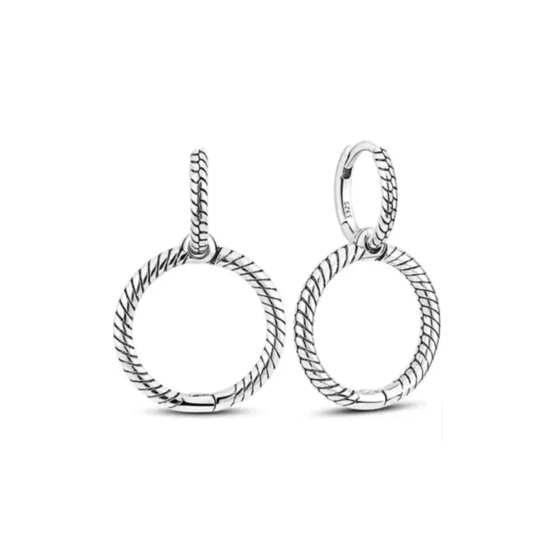 Hot Selling 925 Silver Butterfly Snowflake Heart-Shaped Swallow Earrings,Suitable for European Women's Exquisite Jewelry Gifts ﻿