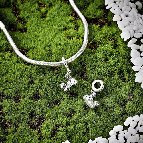 925 Sterling Silver Play Football Soccer Cleats Pendant Sports Charm Fit Original Charm Bracelets Women DIY Jewelry Gift
