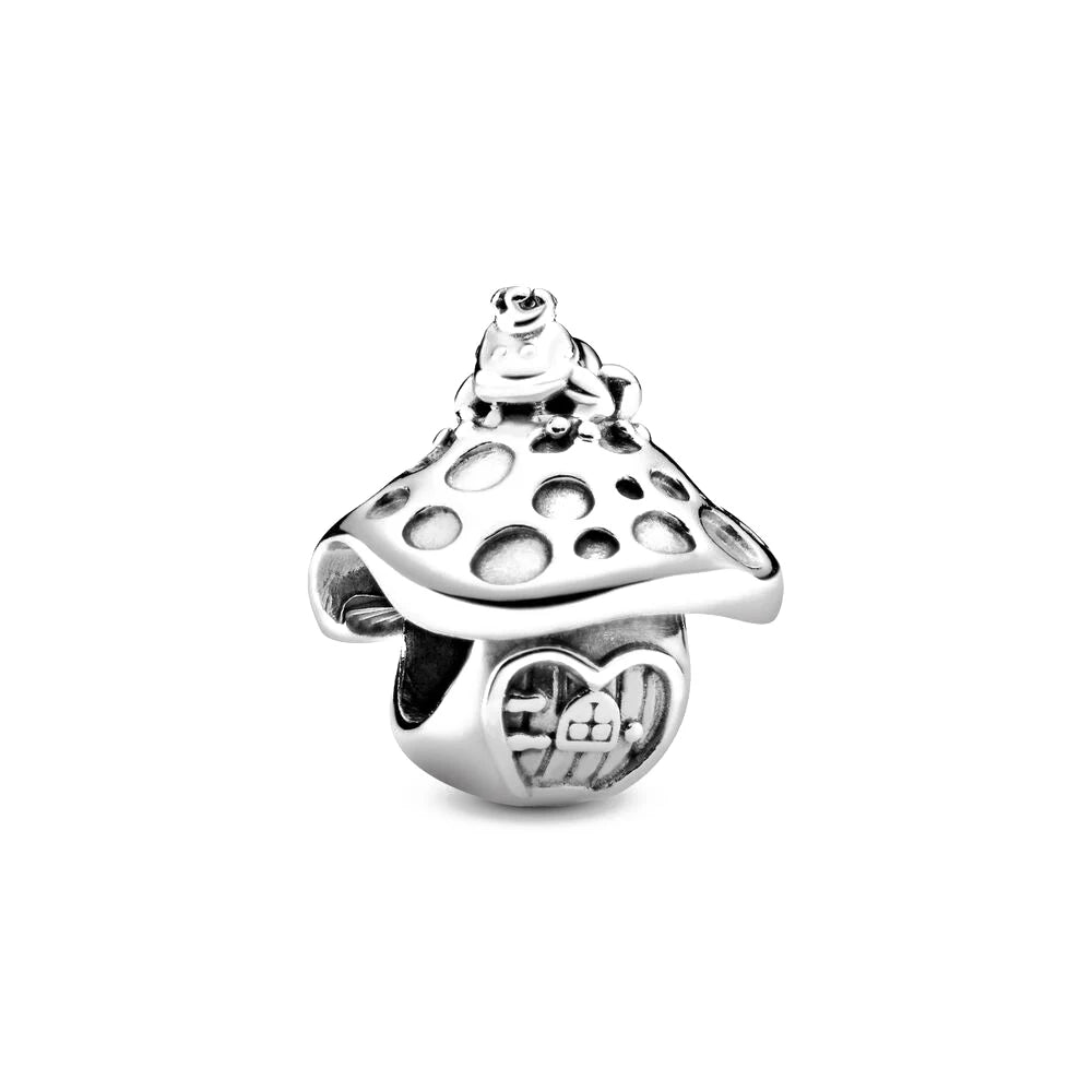 New 925 Sterling Silver Butterfly Flower Bell Charm Of Ley 925 Chain Bead Fit Original Bracelet Accessories DIY Ladies Jewelry